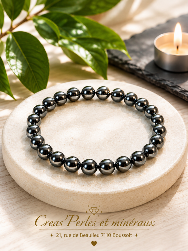 Bracelet en Hématite A