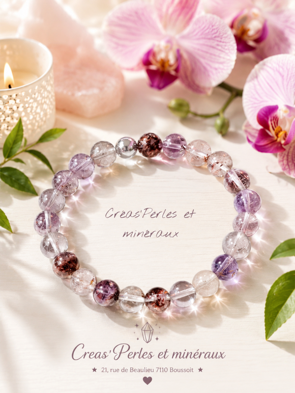 Bracelet en super seven AA