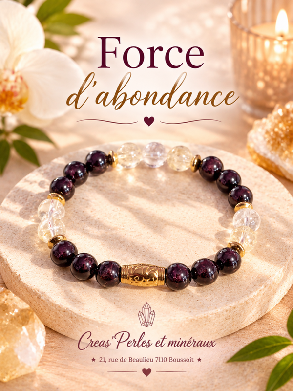 Bracelet "Force d'abondance"