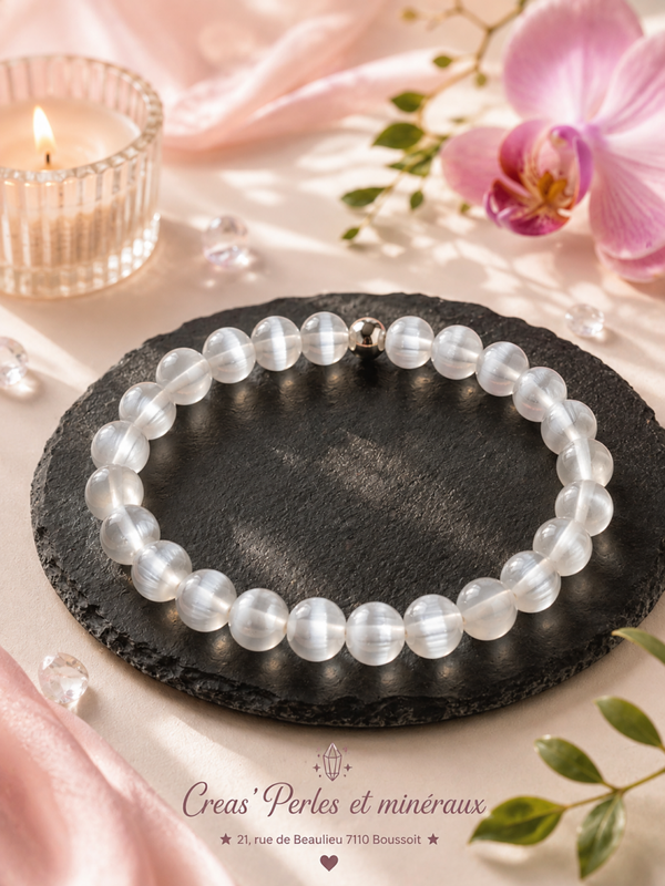 Bracelet en sélénite AA