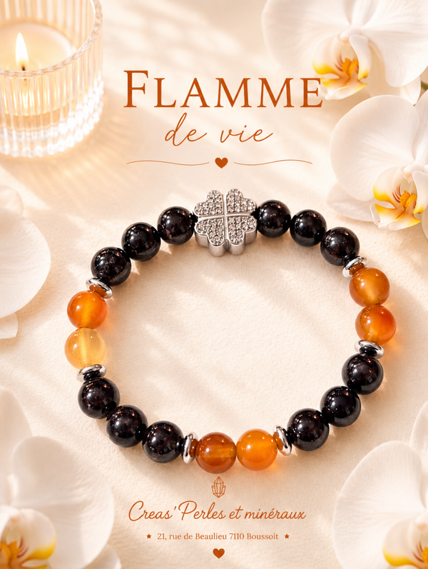 Bracelet "Flamme de vie"