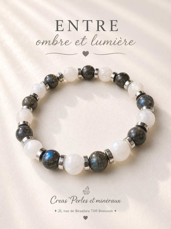 Bracelet “Entre ombre et lumière”