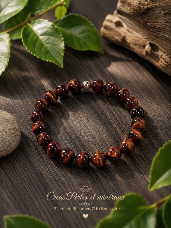 Bracelet en œil de taureau A+