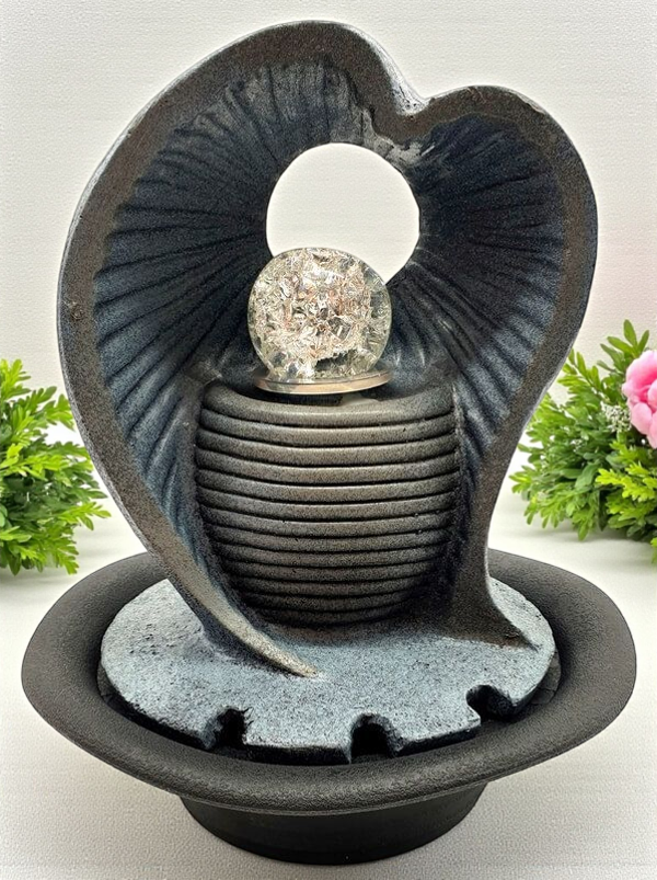 Fontaine Résine Coeur 29cm