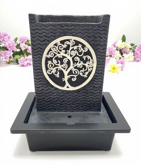 Fontaine Résine Arbre de Vie Rond 29cm