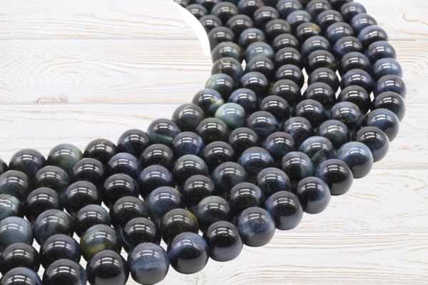 Perles en œil de faucon AA 8mm