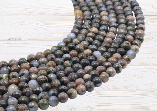 Perles en libérite A 8mm