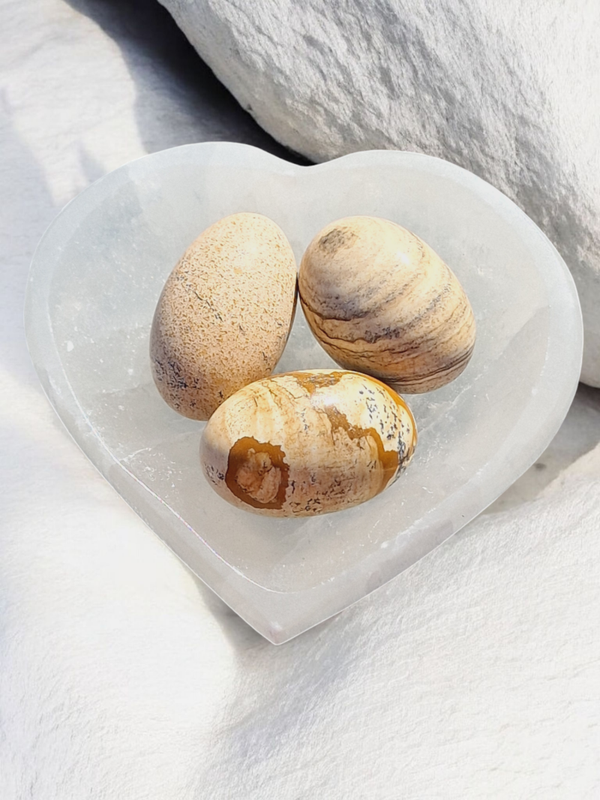 Pierre roulée jaspe paysage Namibie A+