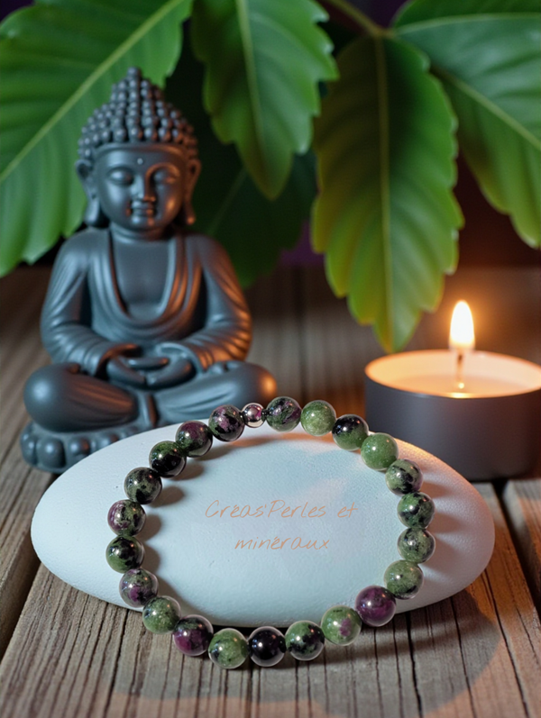 Bracelet en rubis zoisite A+