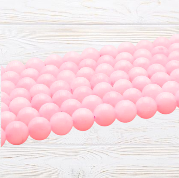 Perles en quartz rose Brésil A 6mm