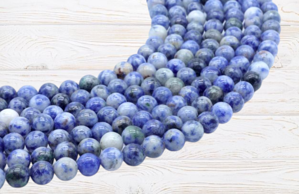 Perles en sodalite AB 6mm