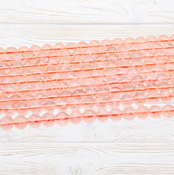 Perles en citrine naturelle AA 6mm