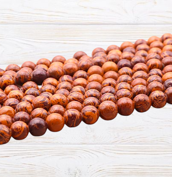 Perles en jaspe peau de serpent A 6mm