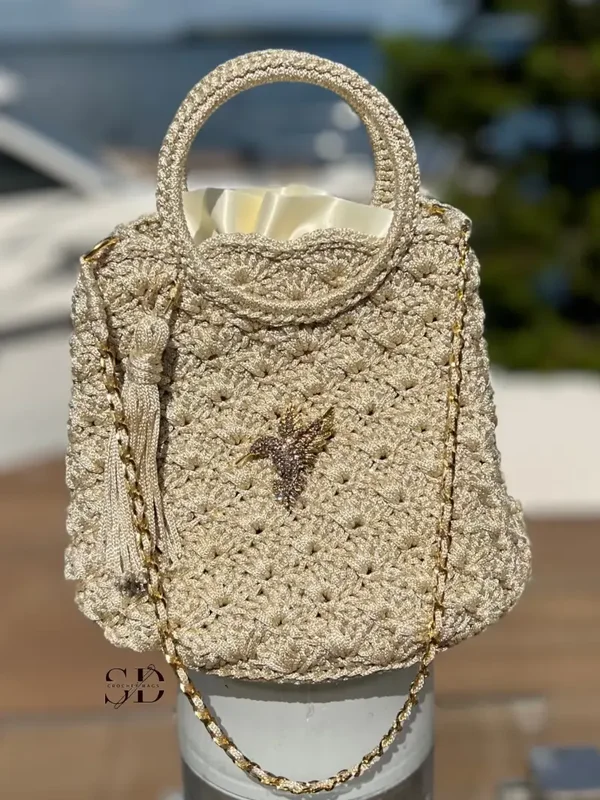 Gala tas Gold edition, glanzend Premium garen (sparkle)