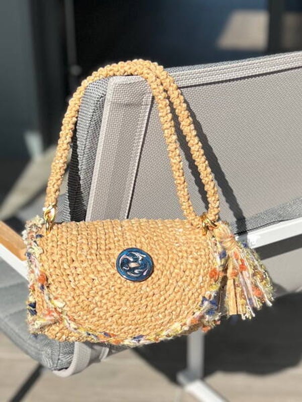 Boho tas in Oker kleur