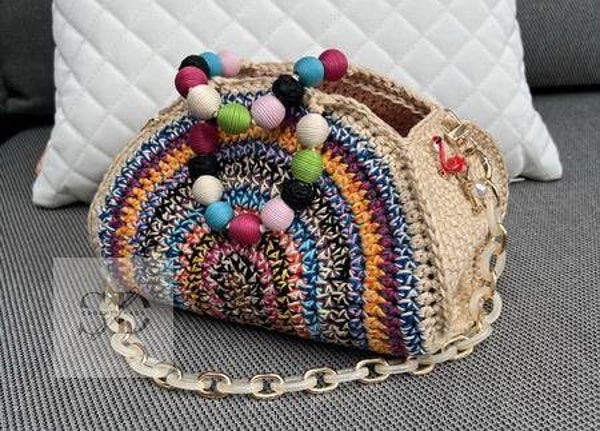 Boho tas in Multicolor