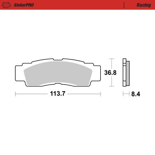 Moto Master Brake pad 82011