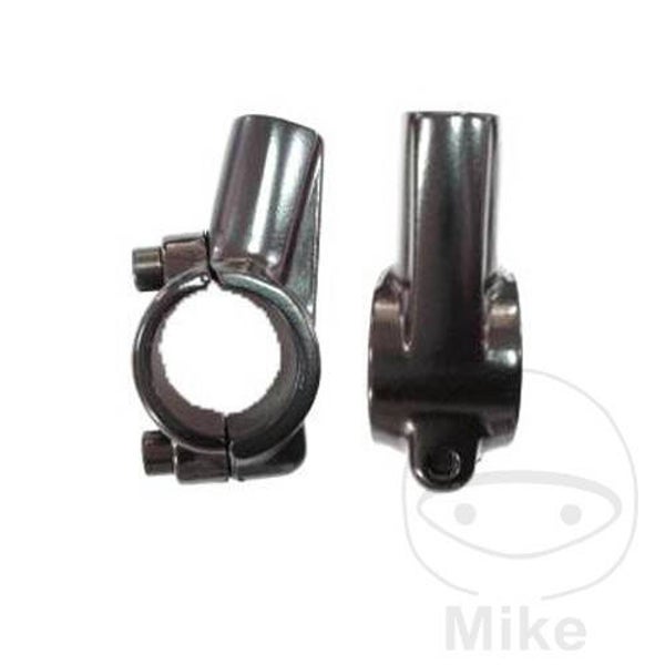 Spiegelsteun Zwart M10 JMP 22mm Stuur
