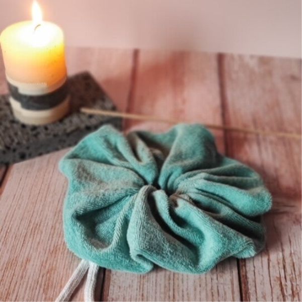 Fleur de douche - Micro éponge Vert