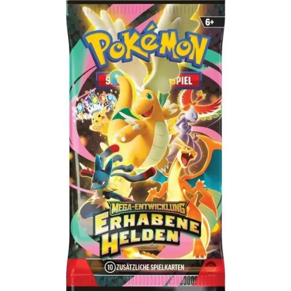 Pokemon Erhabene Helden Single Booster Pack - Deutsch