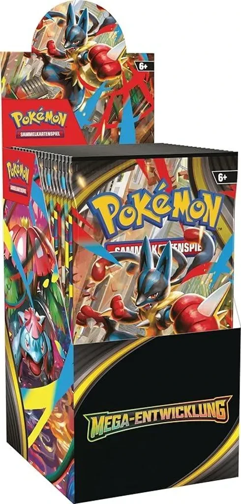 Pokémon Mega-Entwicklung 18er Boosterpack-Display-Box (DE)