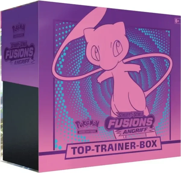 Pokémon-Sammelkartenspiel: Top-Trainer-Box Schwert & Schild – Fusionsangriff