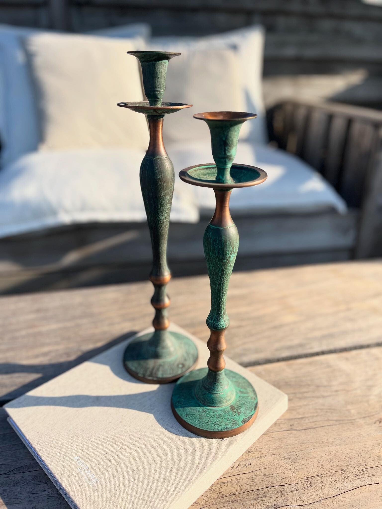 Set - 2 grote kandelaars