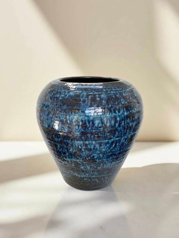 Vaas groot blauw