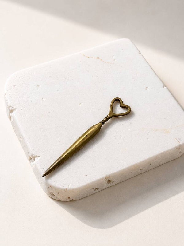 Briefopener hart messing - 1970–1975
