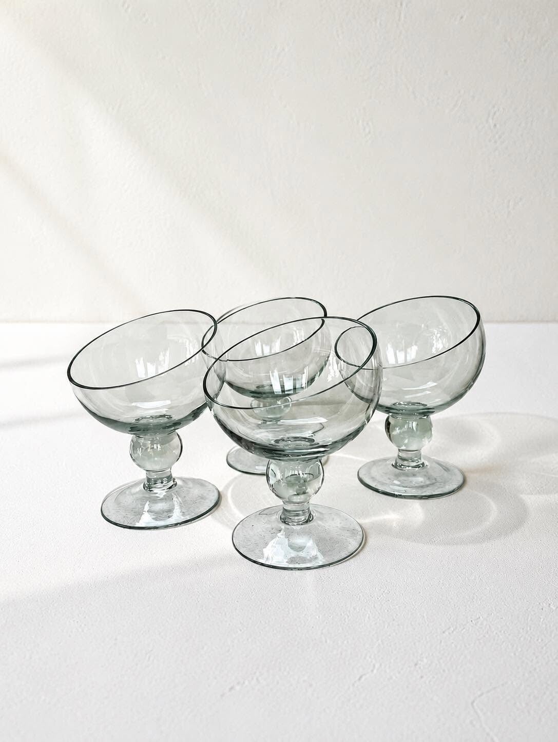 Set - 4 coupeglazen - 1950's