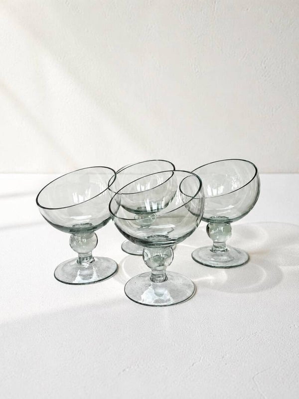 Set - 4 coupeglazen - 1950's