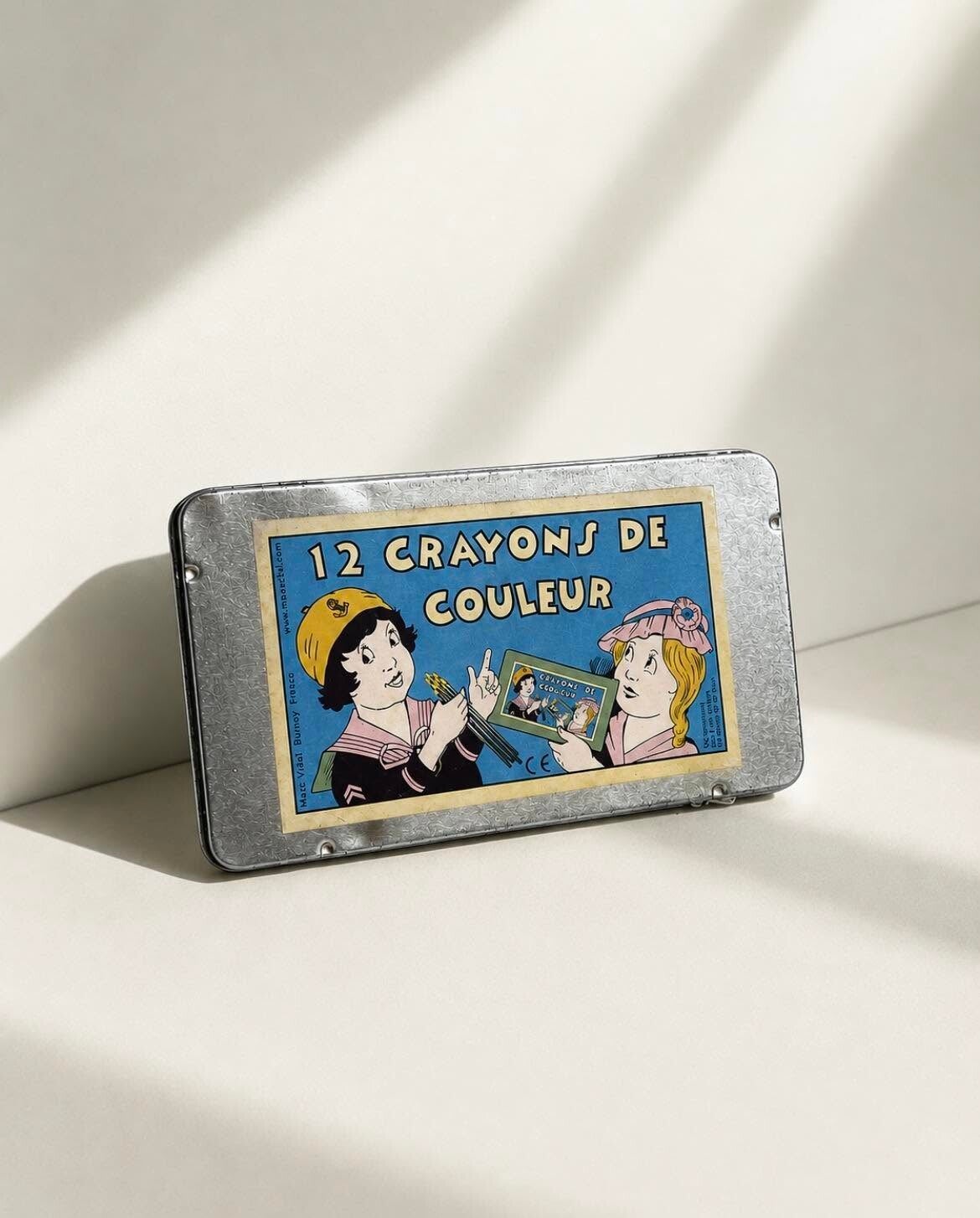 Set - Kleurpotlodendoos tin - Marc Vidal 1990's