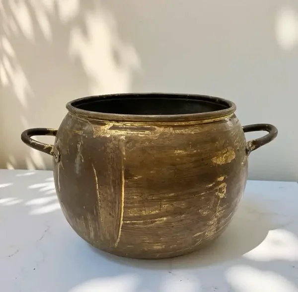 Koperen pot - J. Van der Elst