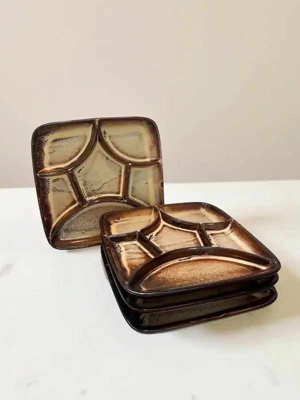 Set - 4 retro borden