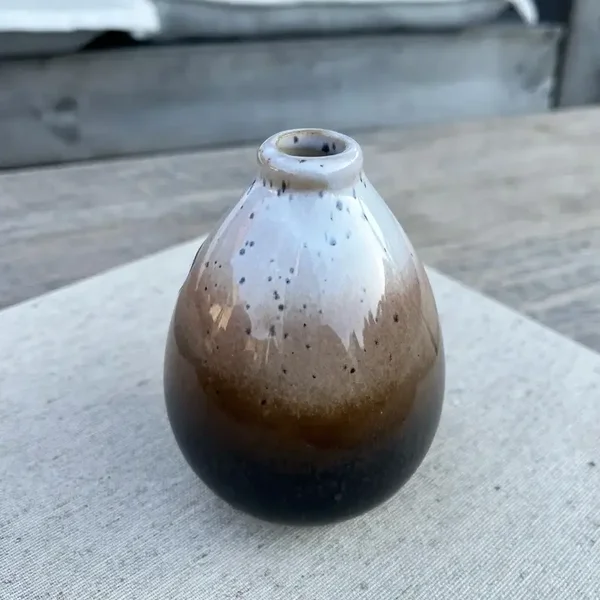 Mini vaasje bruintinten