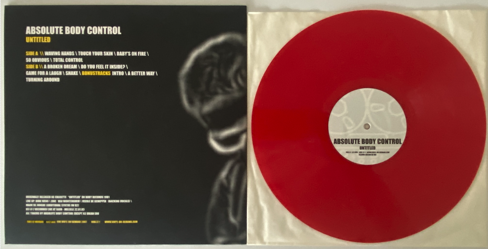 Absolute Body Control  - UNTITLED Red Vinyl (VOD)
