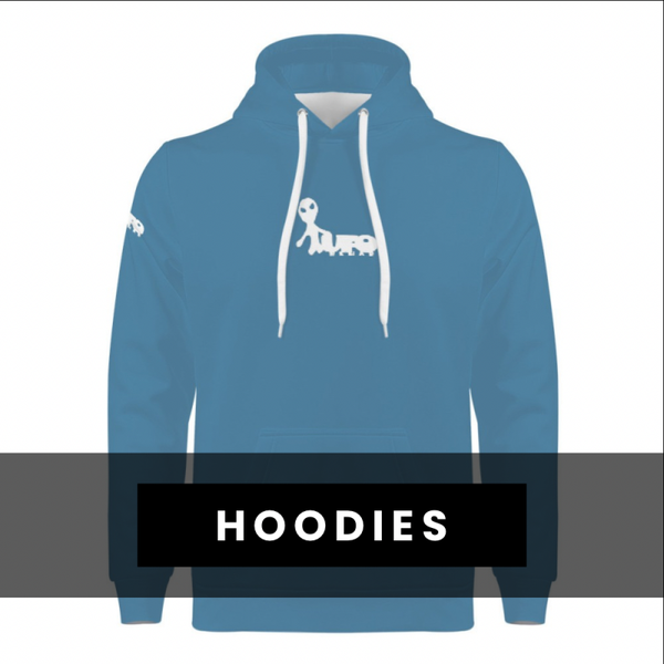 ufo rehab hoodie jumper blue/black/red all sizes