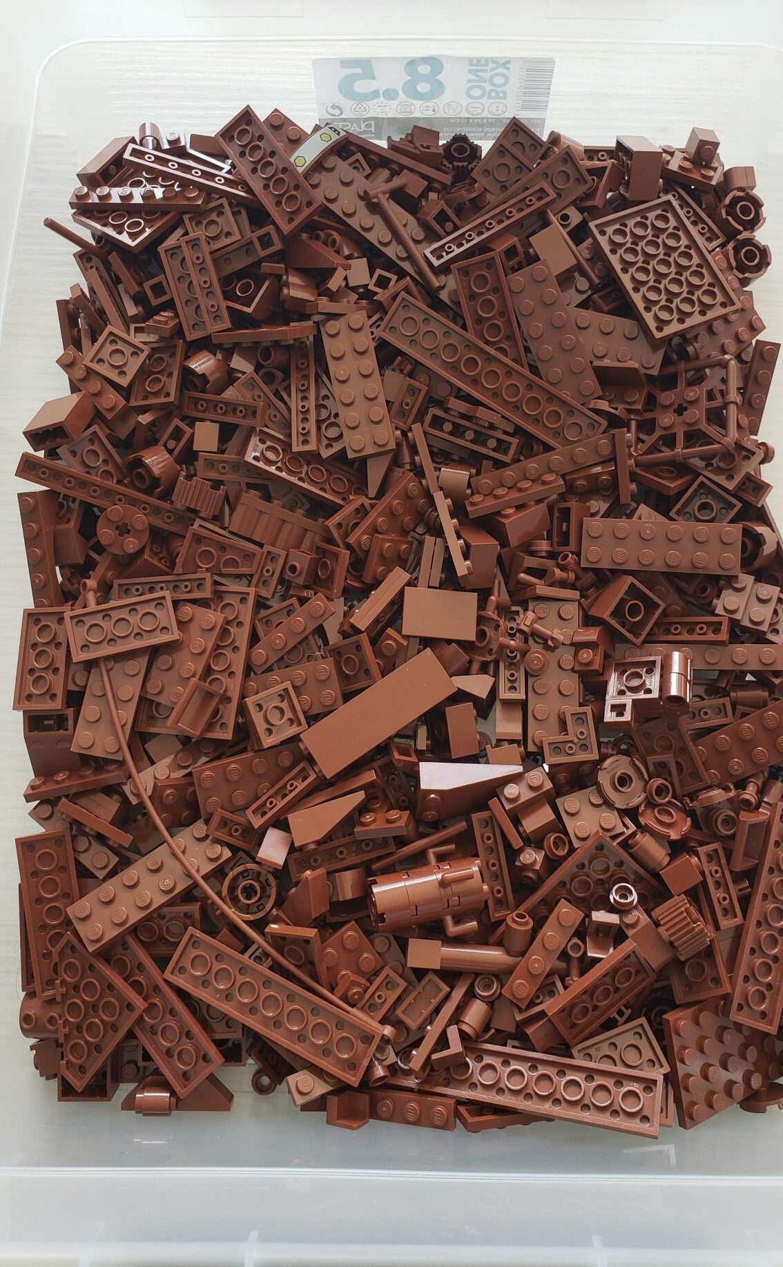 Vrac LEGO® Pièces reddish brown 500g