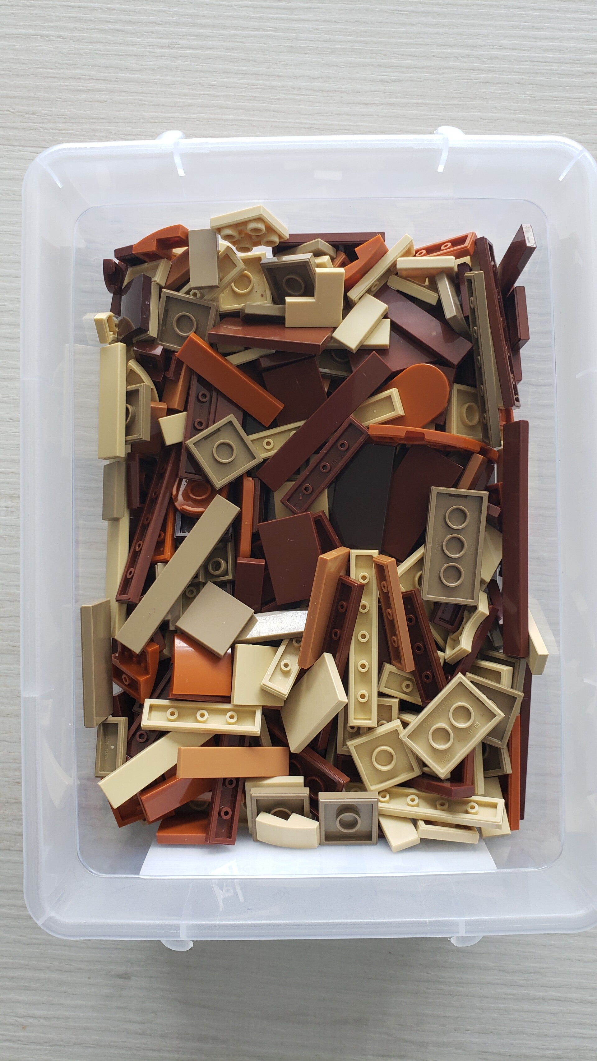 Vrac LEGO® Tiles nuances brun/ beige 150g