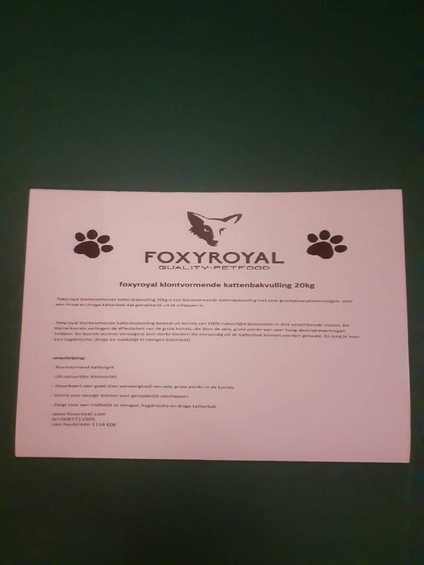 Kattenbakvulling klontvormend 20kg