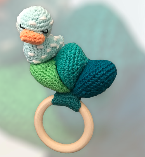 Haakpatroon harmonica eendjesbijtring