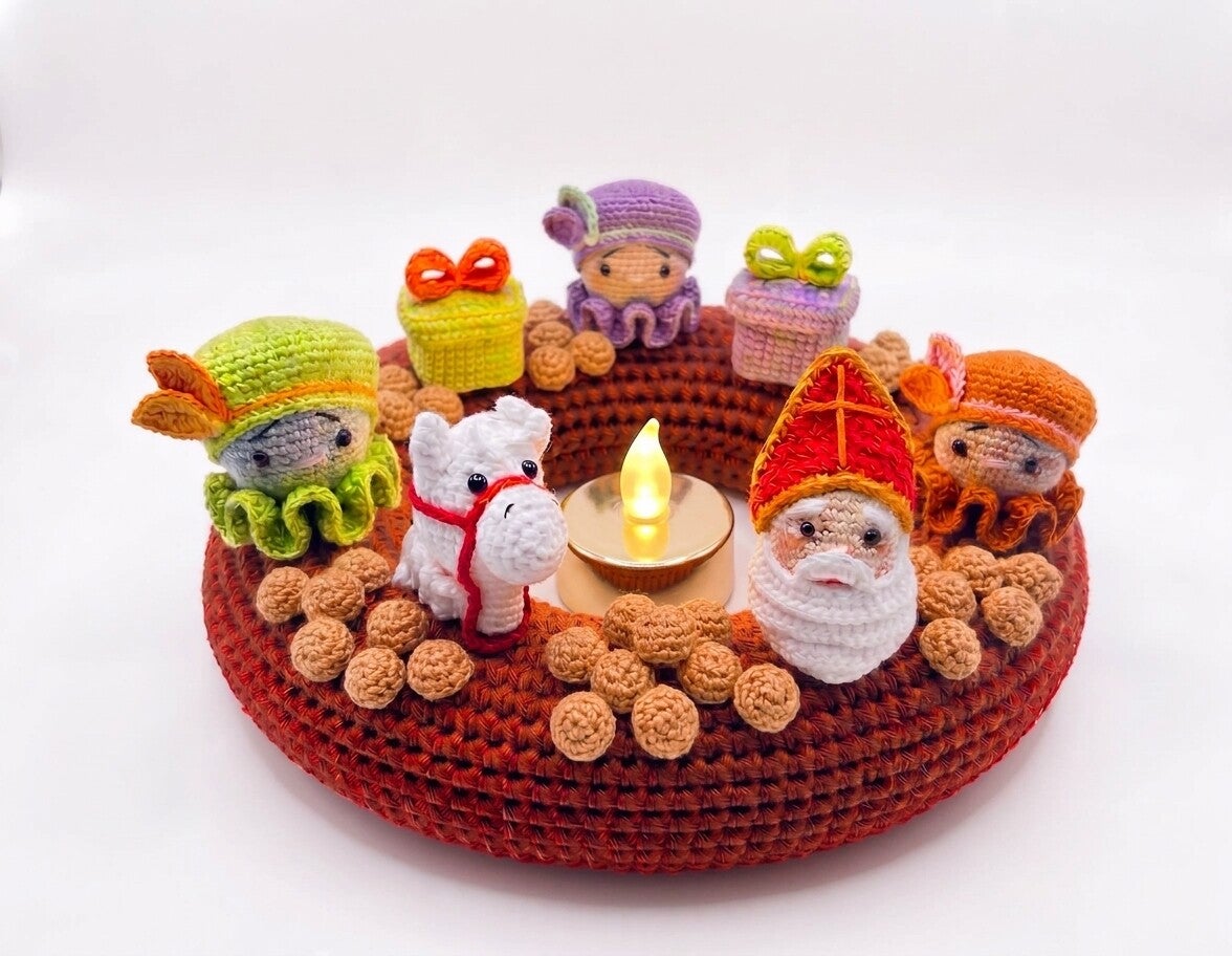 Haakpatroon Sinterklaaskrans