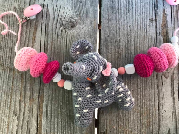 Haakpatroon wagenspanner slaapkop olifant