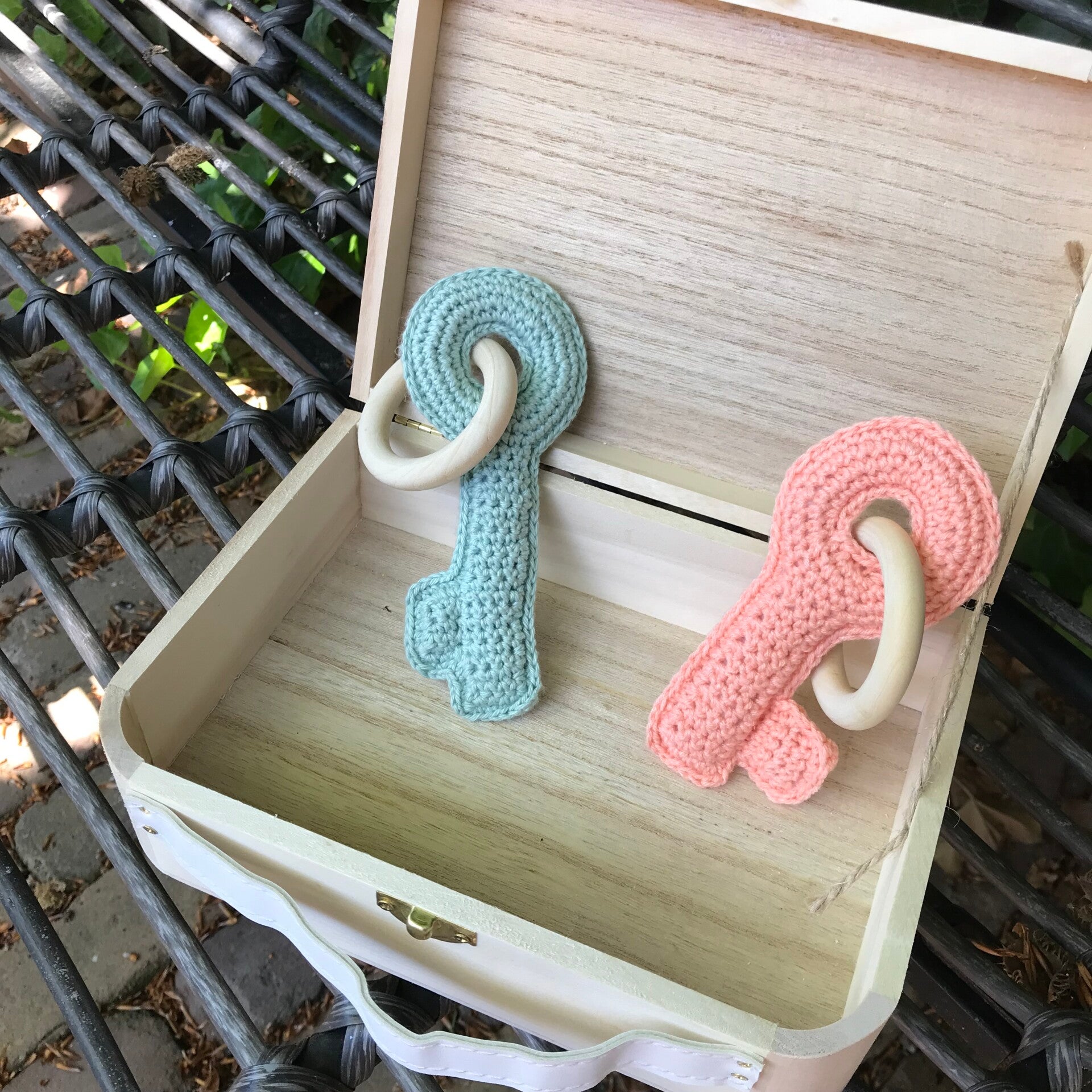 Haakpatroon bijtring sleutel