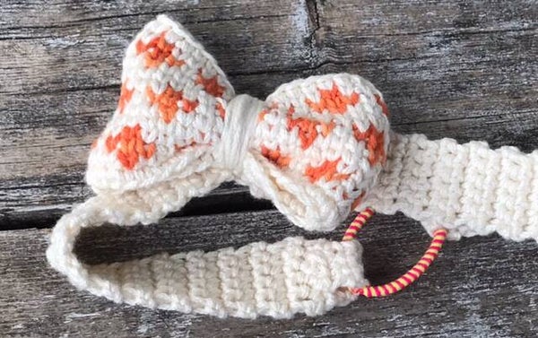 Set van 5 haakpatronen haarbanden