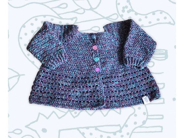 Haakpatroon wijd vallend zomervestje met opengewerkte onderkant