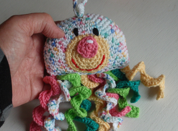 Haakpatroon inktvis rammelaar