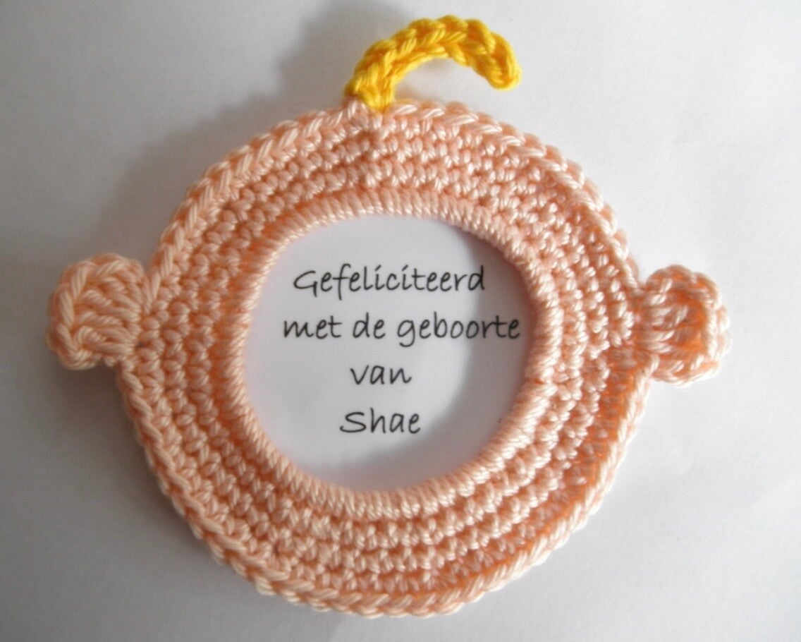 Haakpatroon staand fotolijstje