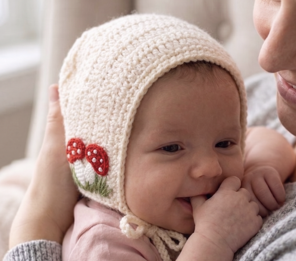 Haakpatroon baby herfstmutsje