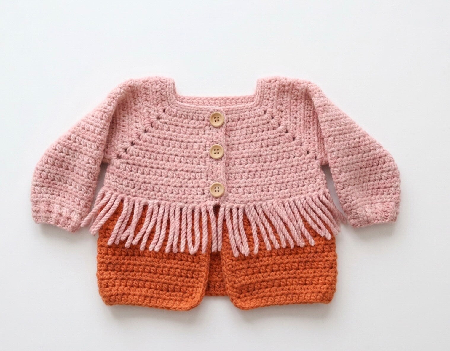 Haakpatroon vestje met sierrand